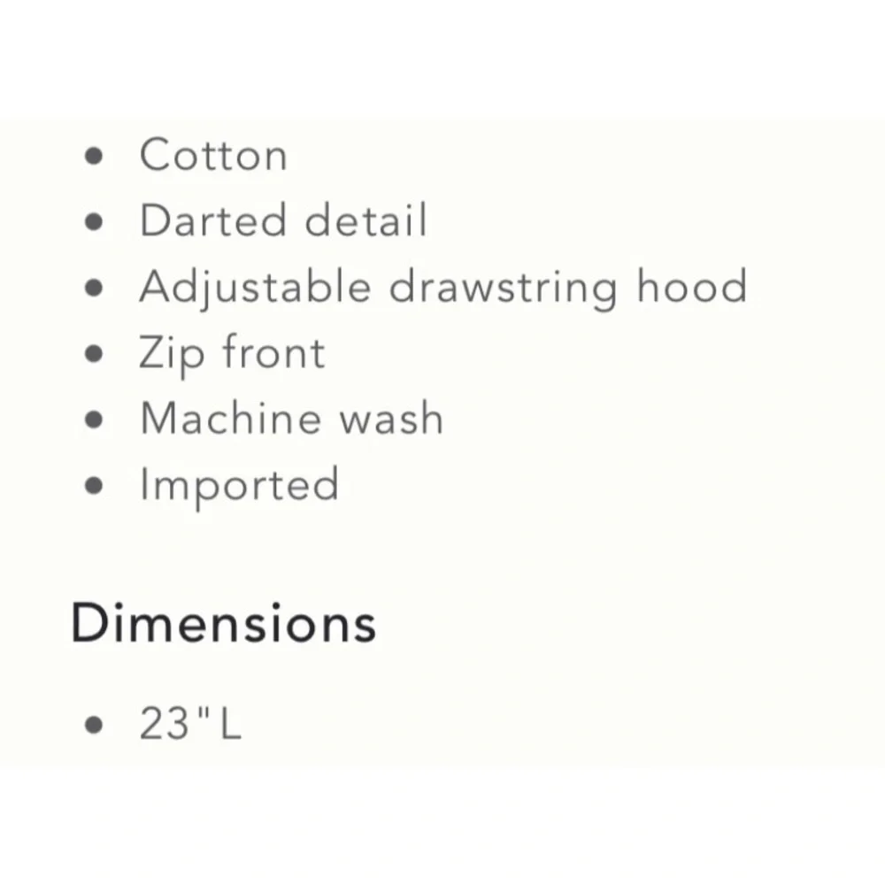 Anthropologie Maeve Cary Darted Zip-Up Hoodie NWT Size Large and Xtra Small - Picture 14 of 15